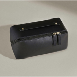 Neceser de viaje hecho de PU con un acabado suave 400 g/m2 color negro quinta vista