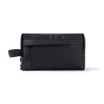 Neceser hecho de cuero sintético con asa en el lateral 500 g/m2 color negro primera vista