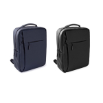 Mochila de trabajo para portátil de cuero sintético 15'' color negro quinta vista