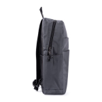 Mochila ligera de nylon para portátil con bolsillo antirrobo 16'' color gris tercera vista