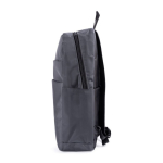 Mochila ligera de nylon para portátil con bolsillo antirrobo 16'' color gris cuarta vista