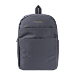 Mochila ligera de nylon para portátil con bolsillo antirrobo 16'' color gris sexta vista