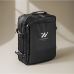 Mochila de viaje compatible con trolley y portátil 15'' color negro sexta vista