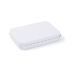 Set reutilizable de parches para ojos de silicona en una caja color blanco tercera vista