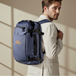 Mochila para portátil de poliéster apta para llevar en trolley 15'' color azul sexta vista