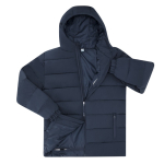 Parka de poliéster acolchada resistente al viento y al agua MKT Eren