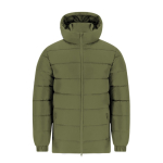 Parka infantil acolchada resistente al viento y al agua MKT Eren color verde militar primera vista