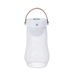 Lámpara con diseño en metal y asa en la parte superior de PU vista principal