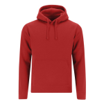 Sudadera de algodón y poliéster para hombres MKT Draco 280 g/m2 color rojo primera vista