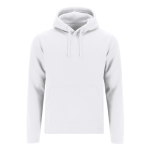 Sudadera de algodón y poliéster para hombres MKT Draco 280 g/m2 color blanco primera vista
