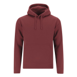 Sudadera de algodón y poliéster para hombres MKT Draco 280 g/m2 color granate primera vista