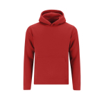 Sudadera de algodón y poliéster infantil MKT Draco 280 g/m2 color rojo primera vista