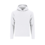 Sudadera de algodón y poliéster infantil MKT Draco 280 g/m2 color blanco primera vista