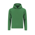 Sudadera de algodón y poliéster infantil MKT Draco 280 g/m2 color verde primera vista