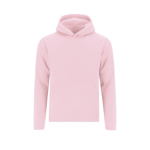 Sudadera de algodón y poliéster infantil MKT Draco 280 g/m2 color rosa primera vista