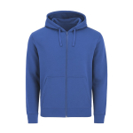 Sudadera de algodón y poliéster unisex MKT Astro 280 g/m2 color azul primera vista