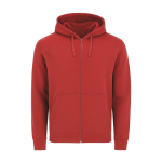 Sudadera de algodón y poliéster unisex MKT Astro 280 g/m2 color rojo primera vista