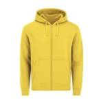 Sudadera de algodón y poliéster unisex MKT Astro 280 g/m2 color amarillo primera vista