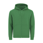 Sudadera de algodón y poliéster unisex MKT Astro 280 g/m2 color verde primera vista
