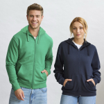 Sudadera de algodón y poliéster unisex MKT Astro 280 g/m2