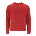 Sudadera unisex de algodón y poliéster MKT Cosmos 280 g/m2 color rojo primera vista