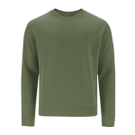 Sudadera unisex de algodón y poliéster MKT Cosmos 280 g/m2 color verde botella primera vista