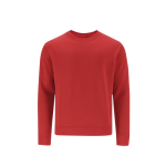 Sudadera infantil unisex de algodón y poliéster MKT Cosmos 280 g/m2 color rojo primera vista