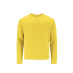 Sudadera infantil unisex de algodón y poliéster MKT Cosmos 280 g/m2 color amarillo primera vista