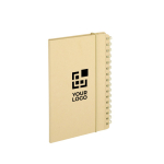 Libreta con planificador semanal plegable y bloc de notas A5 vista principal