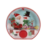 Juego de agua con diseño de Navidad y botón rojo en el medio color rojo primera vista