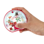 Juego de agua con diseño de Navidad y botón rojo en el medio segunda vista