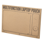 Funda de portátil multifuncional con cargador inalámbrico 13'' vista con caja
