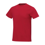 Camiseta con logotipo para hombre en algodón 160 g/m2 Elevate Life color rojo