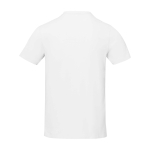 Camiseta con logotipo para hombre en algodón 160 g/m2 Elevate Life color blanco segunda vista trasera