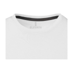 Camiseta con logotipo para hombre en algodón 160 g/m2 Elevate Life color blanco vista detalle 1