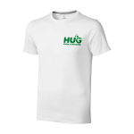Camiseta con logotipo para hombre en algodón 160 g/m2 Elevate Life color blanco