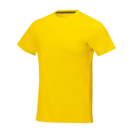 Camiseta con logotipo para hombre en algodón 160 g/m2 Elevate Life color amarillo