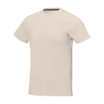 Camiseta de manga corta para hombre en algodón 160 g/m2 Elevate Life color arena