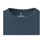 Camiseta de manga corta para hombre en algodón 160 g/m2 Elevate Life color azul cian vista detalle 1