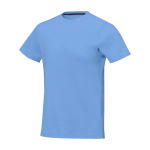 Camiseta con logotipo para hombre en algodón 160 g/m2 Elevate Life color azul claro