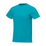 Camiseta con logotipo para hombre en algodón 160 g/m2 Elevate Life color azul pastel