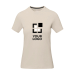 Camiseta de manga corta para mujer en algodón 160 g/m2 Elevate Life vista principal