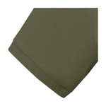 Polo de manga corta para mujer en punto piqué 200 g/m2 Elevate Life color verde oliva vista detalle 2
