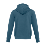 Sudadera unisex con tejido de punto y capucha 300 g/m2 Elevate Life color azul cian segunda vista trasera