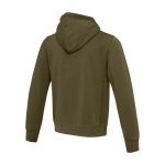 Sudadera unisex con tejido de punto y capucha 300 g/m2 Elevate Life color verde oliva tercera vista trasera