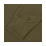 Sudadera unisex con tejido de punto y capucha 300 g/m2 Elevate Life color verde oliva vista detalle 1