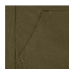 Sudadera unisex con tejido de punto y capucha 300 g/m2 Elevate Life color verde oliva vista detalle 2