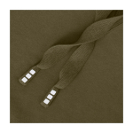 Sudadera unisex con tejido de punto y capucha 300 g/m2 Elevate Life color verde oliva vista detalle 3