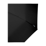 Paraguas manual RPET 21” de poliéster pongee con mango de madera Ø99 color negro vista detalle 2