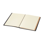 Libreta recargable con tapa de plástico reciclado y dos cuadernos A5 color gris segunda vista